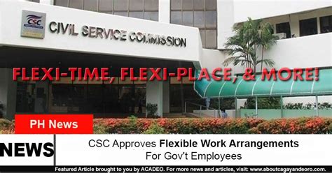 flexible work arrangements csc